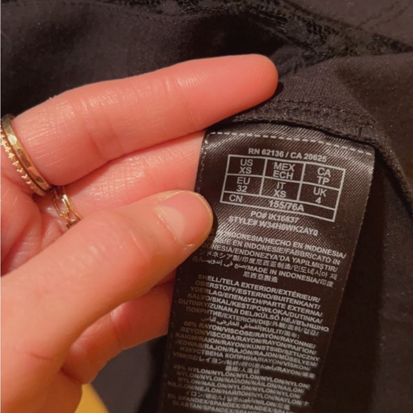 Guess | Women’s Mesh Overlay Black Sheath Dress XS - Picture 4 of 9